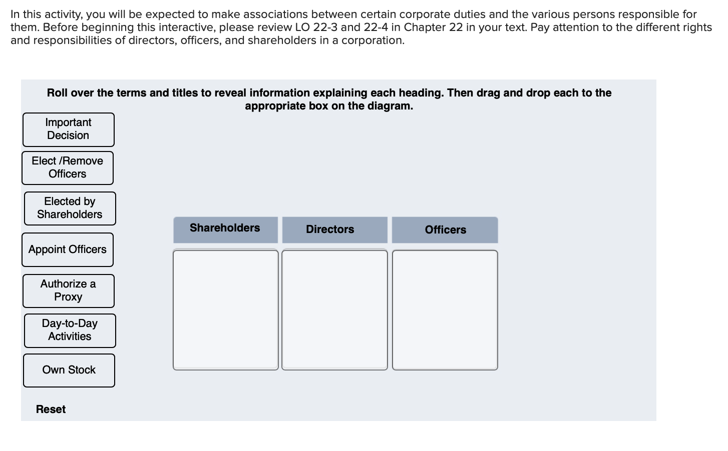 In this activity, you will be expected to make