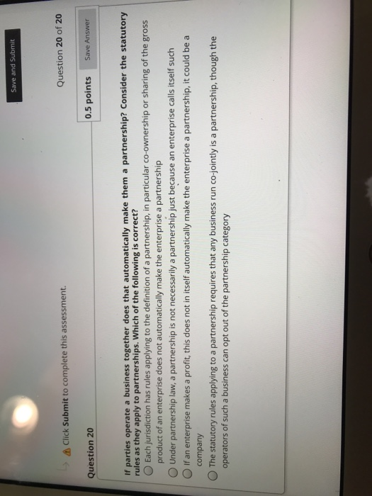 Save and Submit Click Submit to complete this