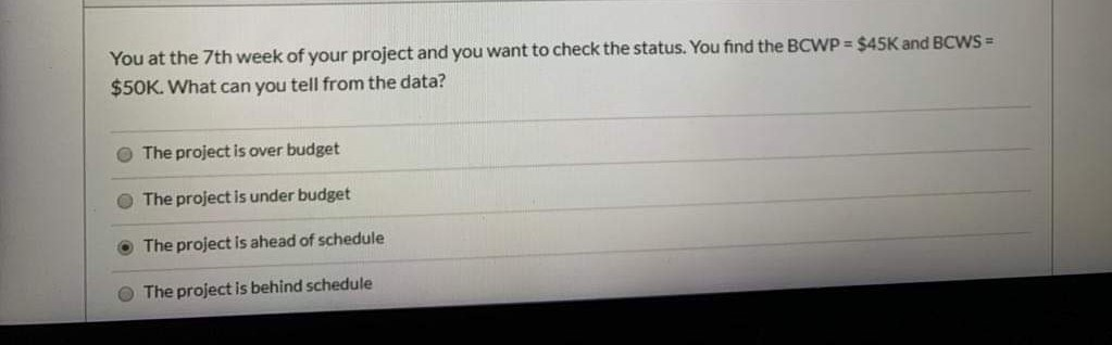 You at the 7th week of your project and you want