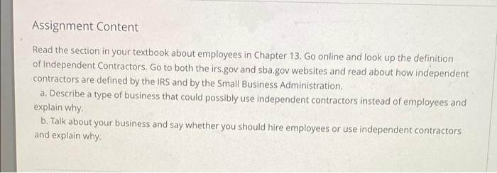 my business in restoring car Assignment Content