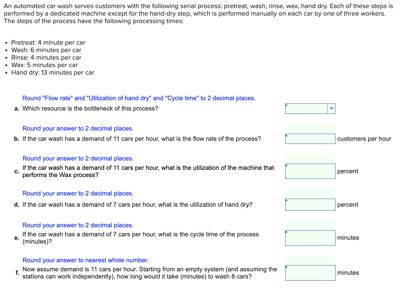 An automated car wash serves customers with the