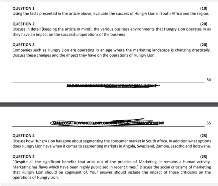 Read the article below and answer ALL the