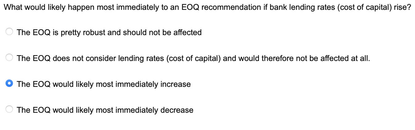 What would likely happen most immediately to an