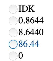 LIST OF POSSIBLE ANSWERS: If the single food