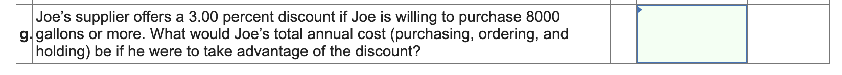 Joe Birra needs to purchase malt for his