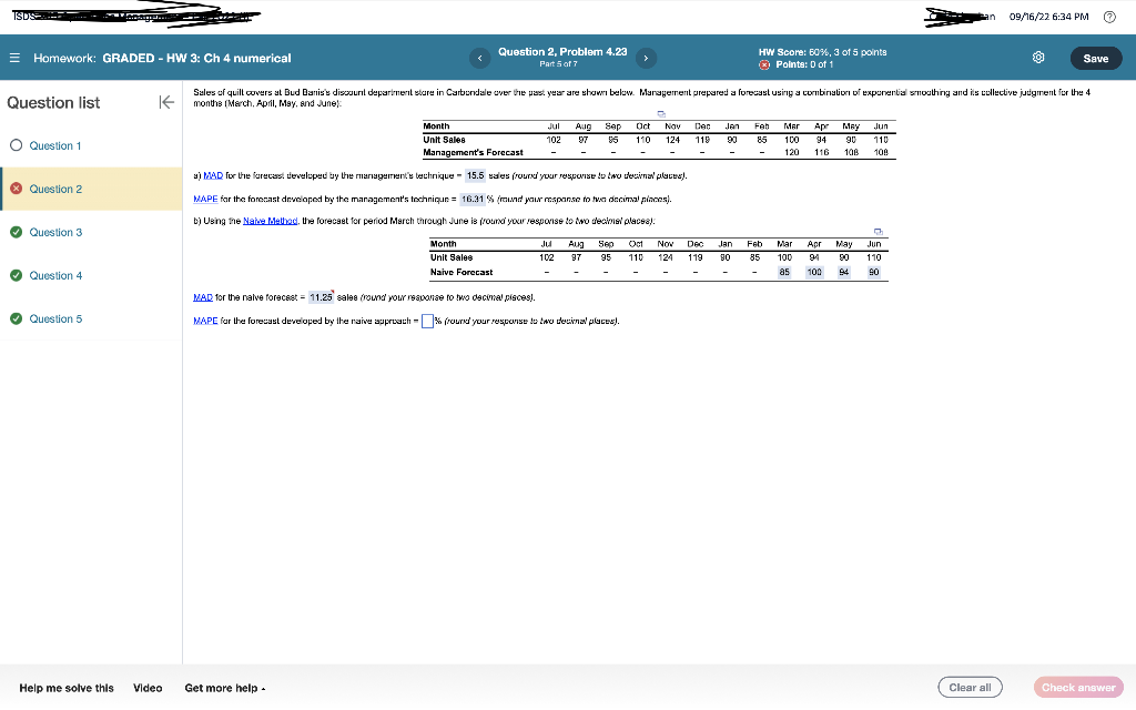 naive march 85. apr 100. may 94. june 90. b)