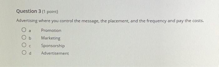 meeting and conference planning Question 3 (1