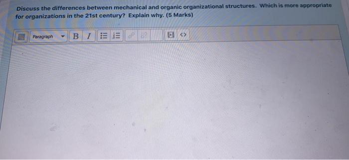 answer part 2 Discuss the differences between