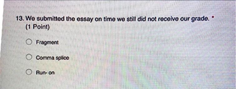 please make sure to choose the correct answer 18.