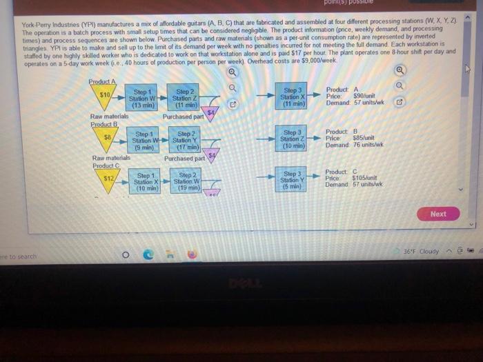 Q COS York Porty Industries (YPI) manufactures a