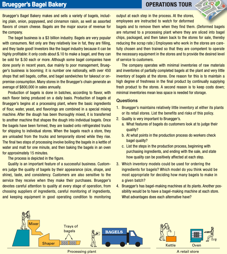 3. Which inventory models could be used for