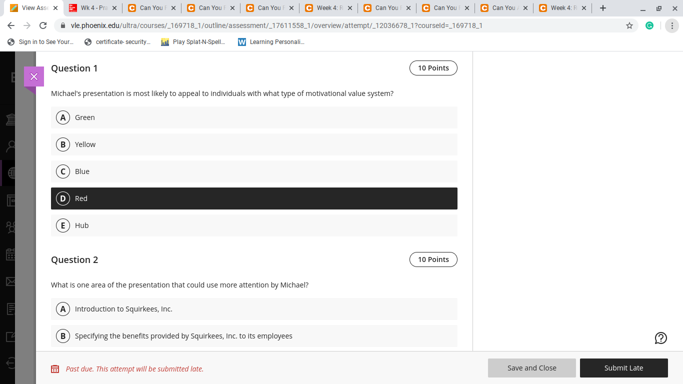 View Asse X Wk 4 - Pre X C Can You C Can You C