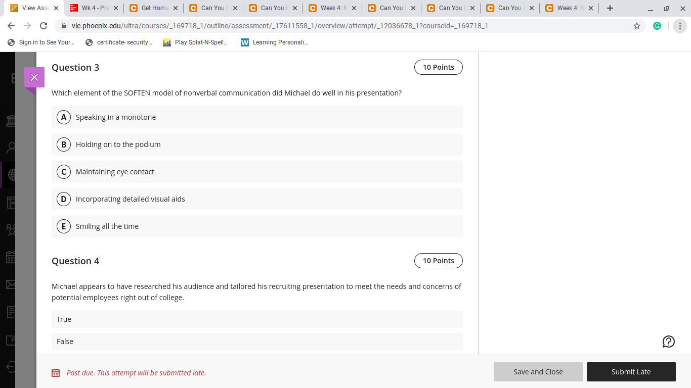 View Asse X Wk 4 - Pre X C Can You C Can You C