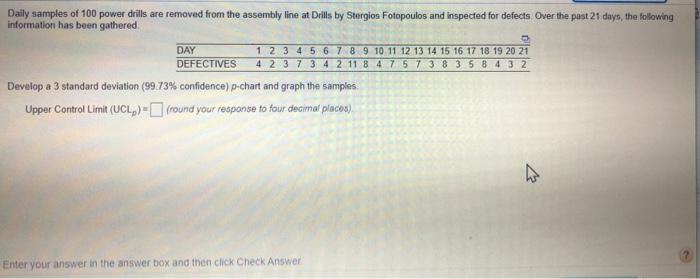 upper control limit= lower control limit= Daily
