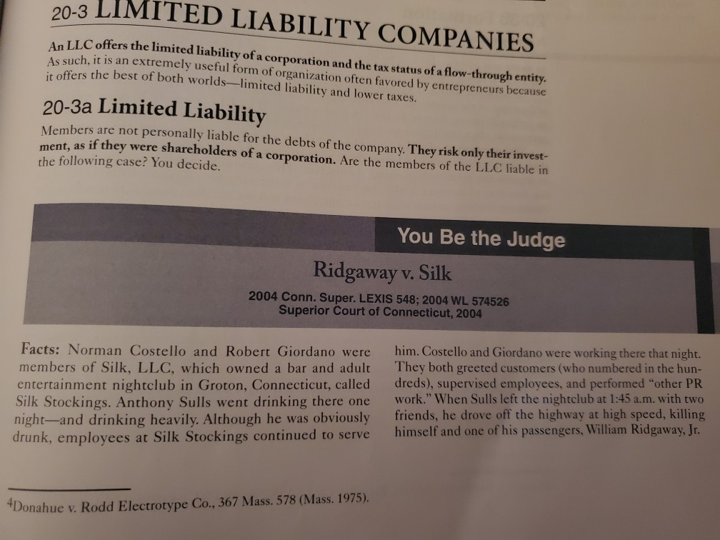 Review the facts, and the arguments of each party