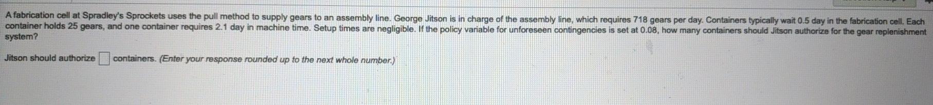 A fabrication cell at Spradley's Sprockets uses