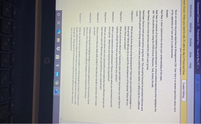 - Assessment Criteria (1) - Protected View .