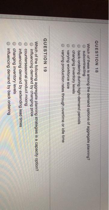 QUESTION 4 Cycle counting: is a process by which