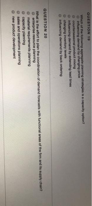 QUESTION 4 Cycle counting: is a process by which