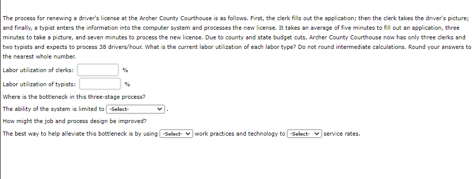 The process for renewing a driver's license at