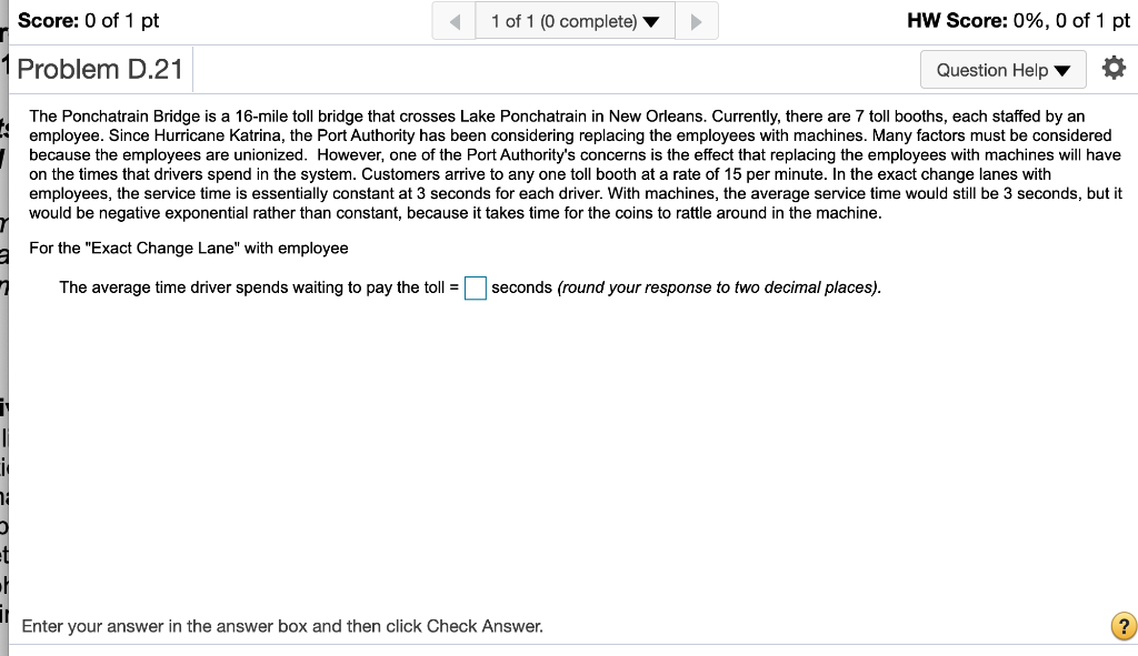 For the lane with the proposed machine The