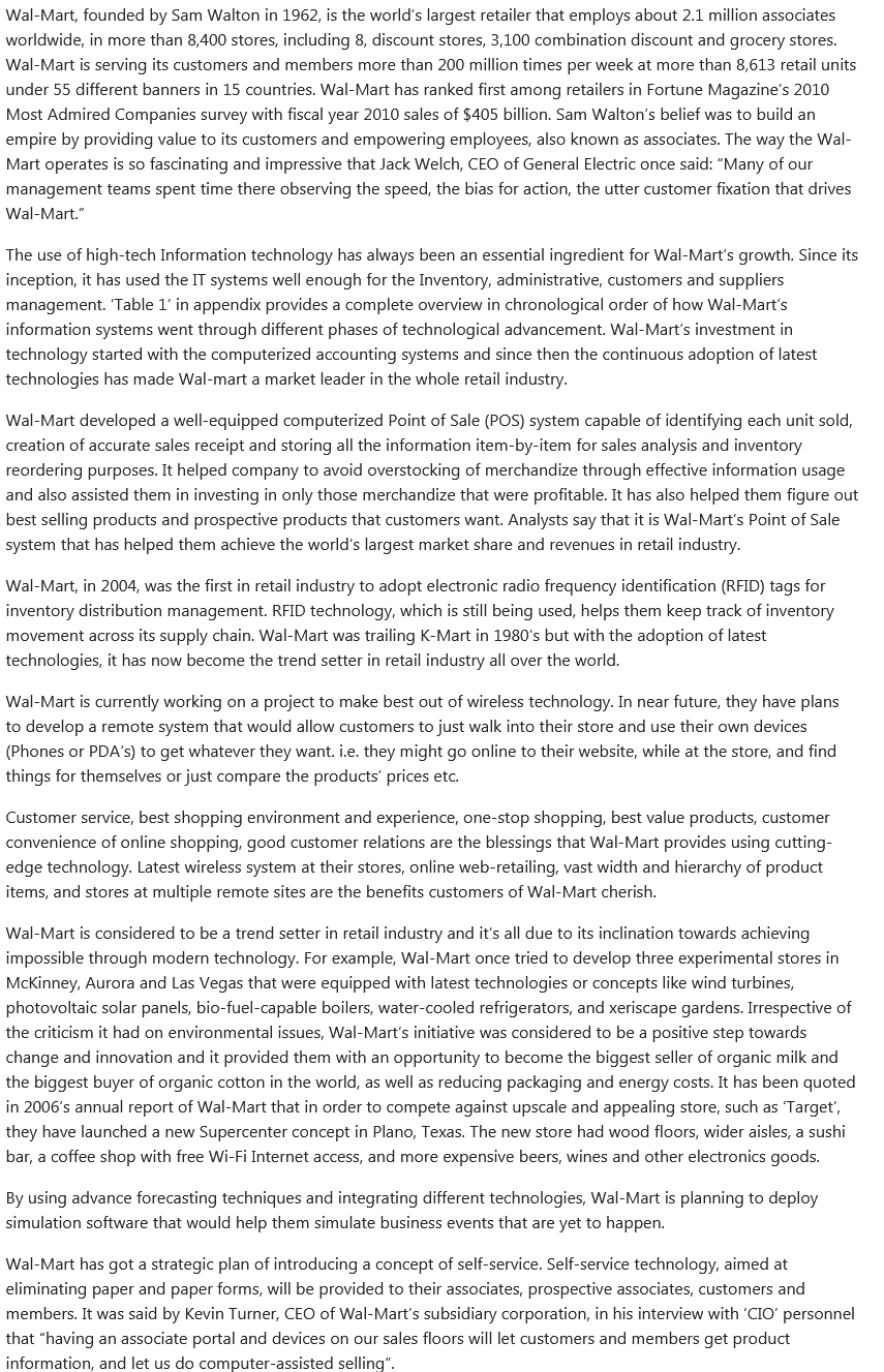 based on the above case study answer the