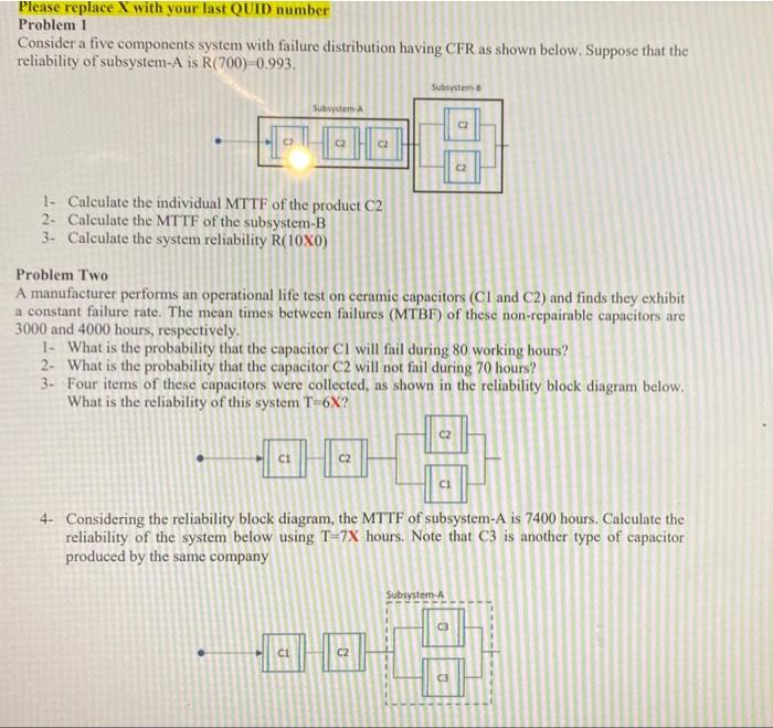 Please replace X with your last QUID number