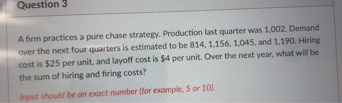 can you break it down into details Question 3 A