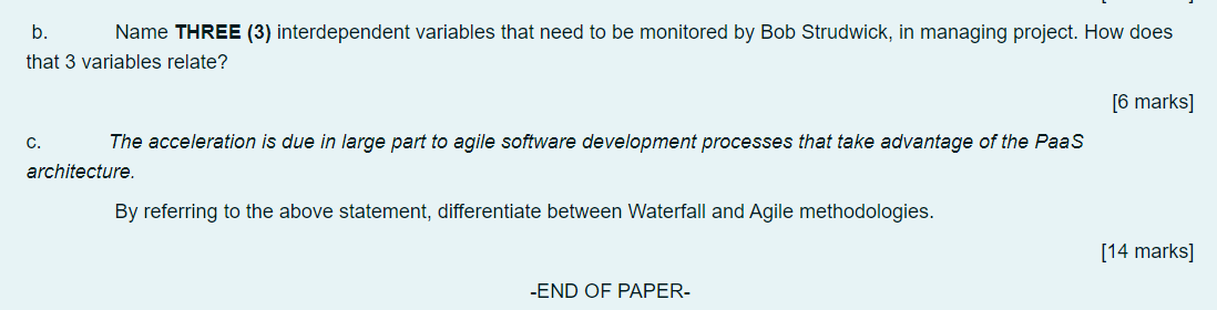 QUESTION: Read the excerpt and answer ALL