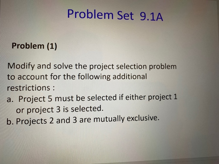 please, I dont want Excel answer . Example 9-1-1