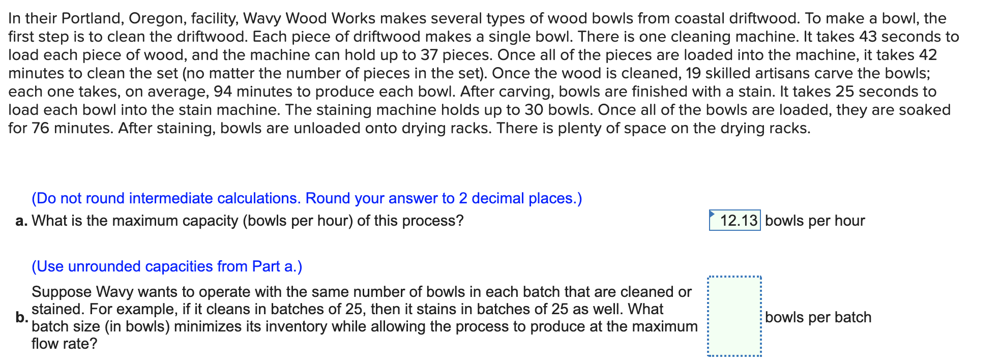 Question B? In their Portland, Oregon, facility,