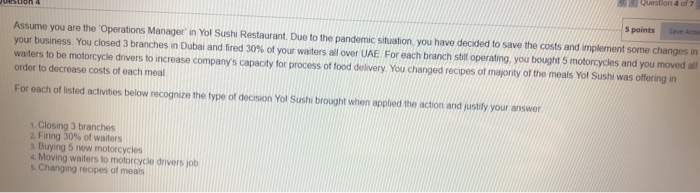 Question 4 of 7 5 points Assume you are the