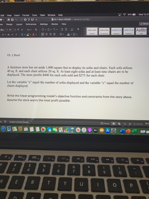 90% Wed 12-27 Edit View insert Format Tools Table