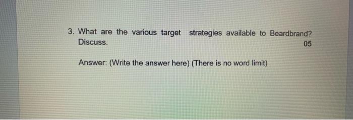 fast answer please Case study Beardbrand is an
