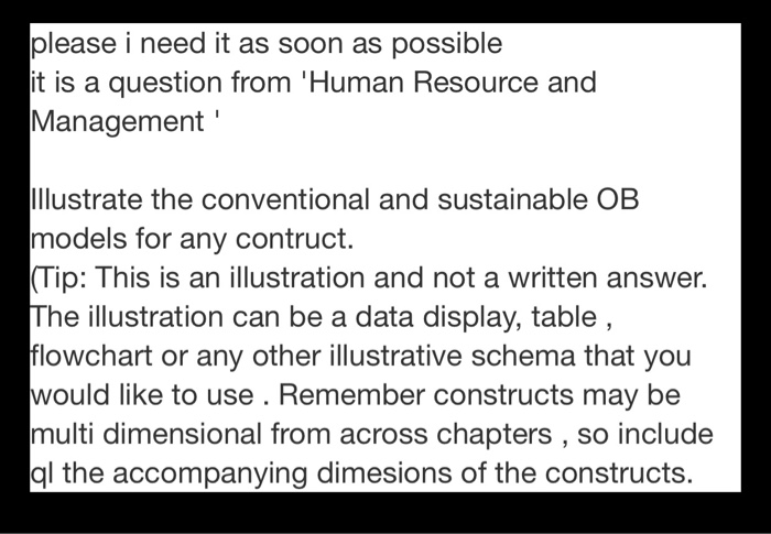 just make. a table or any diagram or flowchart