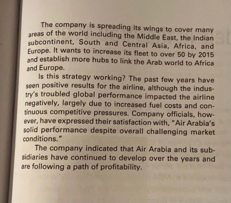 airarabia.com 0977098 Air Arabia's Strategy Air