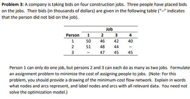 Please show all procedure Problem 3: A company is