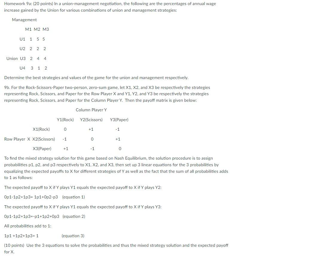 Hello, please help for a thumbs up! Homework 9a: