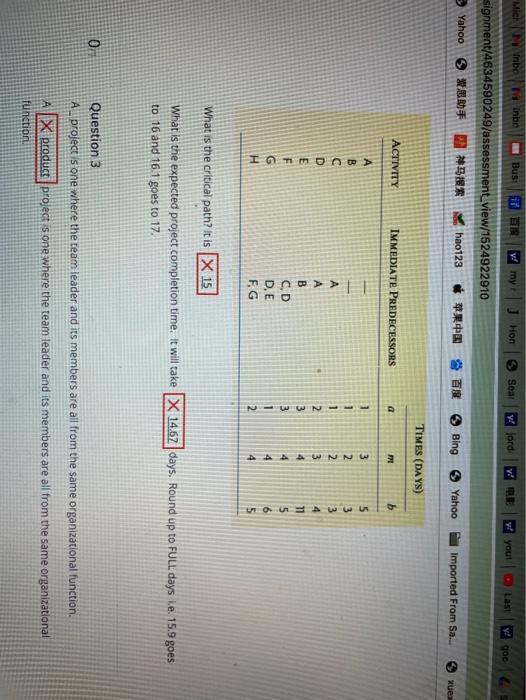 Yahoo * B * hao123 Bing Below are Items needing