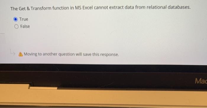 The Get & Transform function in MS Excel cannot