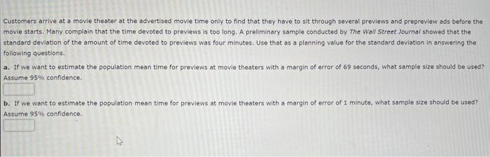 stuck on these, pls help :) Customers arrive at a