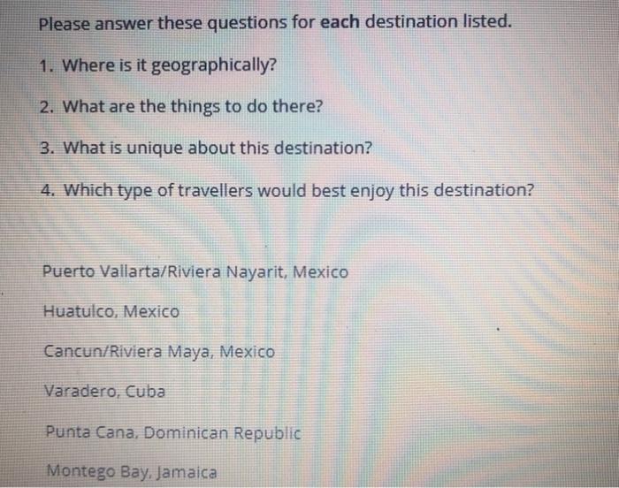 it is from a course Tour and Package please try