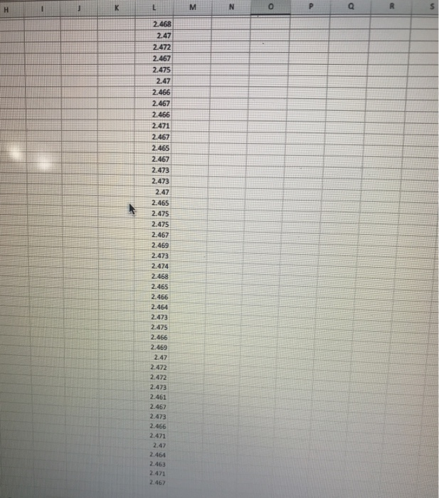 K L You are the QC Manager for a manufacturer of