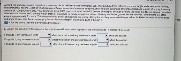rrect: Sanford Tile Company makes ceramic and