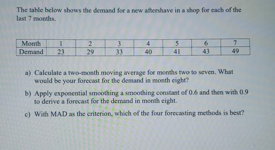 please use excel and please show all steps The