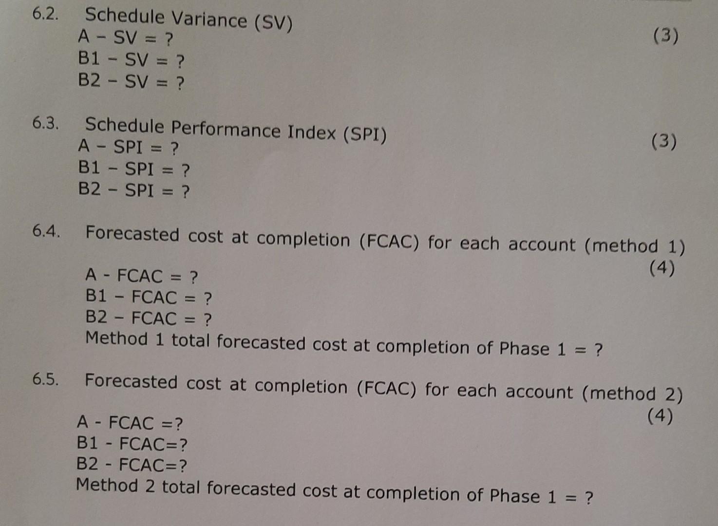 Question 6 [17] For a Data Privacy Project (POPI