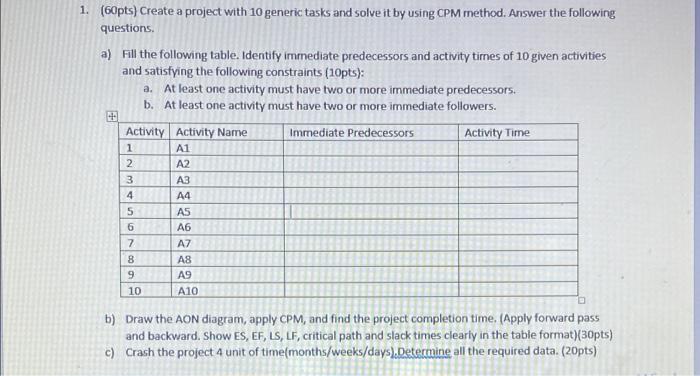 please explain, how sloution A,B and C 1. (60pts)