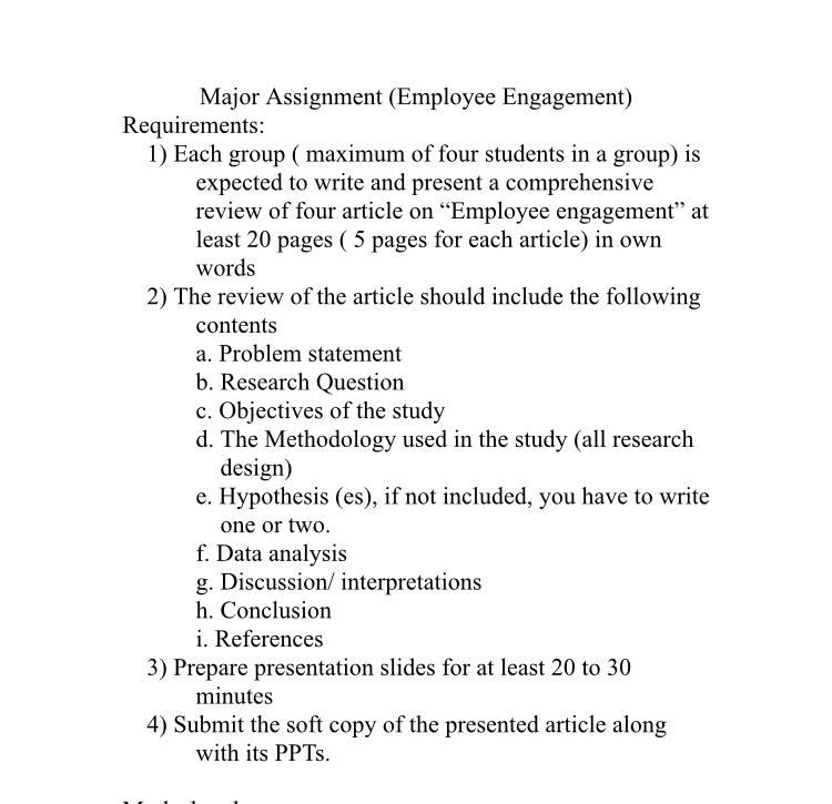 Topic Employee engagement: the key to improving