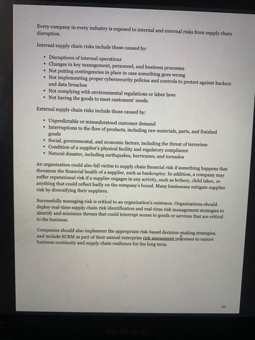 provide 3 concepts ideas or issues you think are