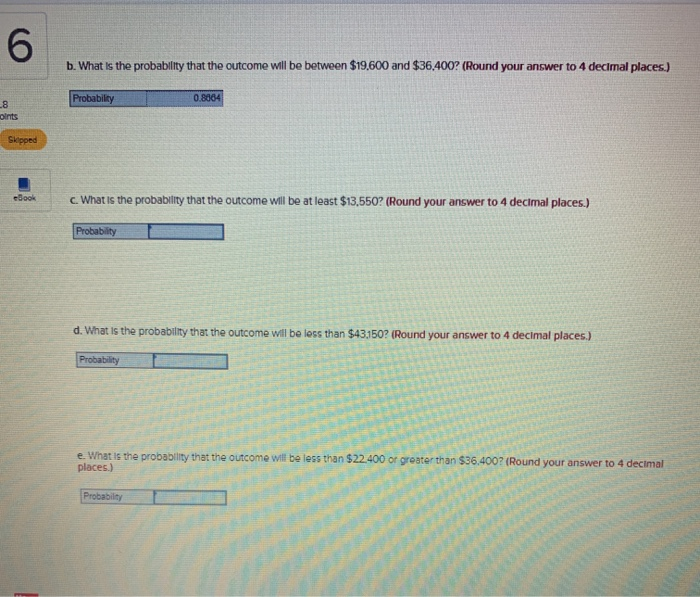 Chapter 13 - Assignment Sed 6 PUER Value 0.50